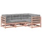 vidaXL 4-tlg. Garten-Sofagarnitur mit Kissen Massivholz Douglasie vidaXL 4-tlg. Garten-Sofagarnitur mit Kissen Massivholz Douglasie