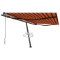 Standmarkise Automatisch 400x300 cm Orange/Braun Standmarkise Automatisch 400x300 cm Orange/Braun