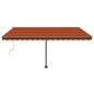 Standmarkise Automatisch 400x300 cm Orange/Braun Standmarkise Automatisch 400x300 cm Orange/Braun