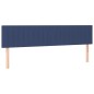 vidaXL Boxspringbett mit Matratze Blau 120x190 cm Stoff vidaXL Boxspringbett mit Matratze Blau 120x190 cm Stoff