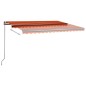 Standmarkise Automatisch 400x300 cm Orange/Braun Standmarkise Automatisch 400x300 cm Orange/Braun