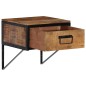 vidaXL Nachttisch 40x35x40 cm Massivholz Mango vidaXL Nachttisch 40x35x40 cm Massivholz Mango