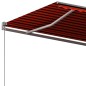 Standmarkise Automatisch 400x300 cm Orange/Braun Standmarkise Automatisch 400x300 cm Orange/Braun