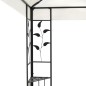 vidaXL Pavillon mit Doppeldach Weiß 6x3 m Stahl vidaXL Pavillon mit Doppeldach Weiß 6x3 m Stahl