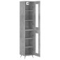 Highboard Betongrau 34,5x34x180 cm Holzwerkstoff Highboard Betongrau 34,5x34x180 cm Holzwerkstoff
