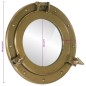 vidaXL Bullaugen-Spiegel Wandmontage Ø30 cm Aluminium und Glas vidaXL Bullaugen-Spiegel Wandmontage Ø30 cm Aluminium und Glas