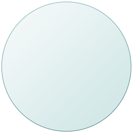 vidaXL Tischplatte aus gehärtetem Glas rund 500 mm