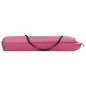 vidaXL Doppelliege Klappbar Rosa Stahl vidaXL Doppelliege Klappbar Rosa Stahl