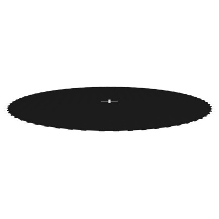 vidaXL Sprungtuch Schwarz für 3,66 m Runde Trampoline