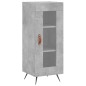 Highboard Betongrau 34,5x34x180 cm Holzwerkstoff Highboard Betongrau 34,5x34x180 cm Holzwerkstoff