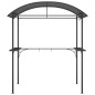 vidaXL Grillpavillon mit Seitenregalen Anthrazit 220x115x230 cm Stahl vidaXL Grillpavillon mit Seitenregalen Anthrazit 220x115x230 cm Stahl