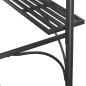 vidaXL Grillpavillon mit Seitenregalen Anthrazit 220x115x230 cm Stahl vidaXL Grillpavillon mit Seitenregalen Anthrazit 220x115x230 cm Stahl