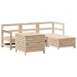vidaXL 5-tlg. Garten-Sofagarnitur Massivholz Kiefer vidaXL 5-tlg. Garten-Sofagarnitur Massivholz Kiefer