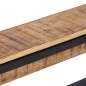 vidaXL Garderobe 87x10x28 cm Raues Massivholz Mango vidaXL Garderobe 87x10x28 cm Raues Massivholz Mango