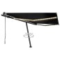 Automatische Markise mit LED & Windsensor 450x350 cm Anthrazit Automatische Markise mit LED & Windsensor 450x350 cm Anthrazit