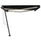 Automatische Markise mit LED & Windsensor 450x350 cm Anthrazit Automatische Markise mit LED & Windsensor 450x350 cm Anthrazit