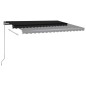 Automatische Markise mit LED & Windsensor 450x350 cm Anthrazit Automatische Markise mit LED & Windsensor 450x350 cm Anthrazit
