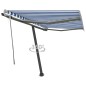 Standmarkise Automatisch 300x250 cm Blau/Weiß Standmarkise Automatisch 300x250 cm Blau/Weiß