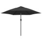 vidaXL Sonnenschirm mit Metall-Mast 300 cm Anthrazit vidaXL Sonnenschirm mit Metall-Mast 300 cm Anthrazit