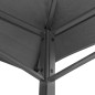 vidaXL Grillpavillon mit Seitenregalen Anthrazit 240x150x243 cm Stahl vidaXL Grillpavillon mit Seitenregalen Anthrazit 240x150x243 cm Stahl