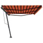 vidaXL Standmarkise Automatisch 600x350 cm Orange/Braun vidaXL Standmarkise Automatisch 600x350 cm Orange/Braun