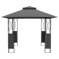 vidaXL Pavillon mit Dach Anthrazit 300x300x270 cm Stahl vidaXL Pavillon mit Dach Anthrazit 300x300x270 cm Stahl