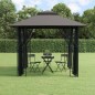 vidaXL Pavillon mit Seitenwänden Anthrazit 300x300x270 cm Stahl vidaXL Pavillon mit Seitenwänden Anthrazit 300x300x270 cm Stahl