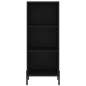 vidaXL Highboard Schwarz 34,5x34x180 cm Holzwerkstoff vidaXL Highboard Schwarz 34,5x34x180 cm Holzwerkstoff