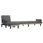 vidaXL Schlafsofa in L-Form Dunkelgrau 260x140x70 cm Stoff vidaXL Schlafsofa in L-Form Dunkelgrau 260x140x70 cm Stoff