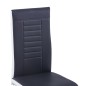 vidaXL 9-tlg. Essgruppe Kunstleder Schwarz vidaXL 9-tlg. Essgruppe Kunstleder Schwarz