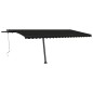 vidaXL Standmarkise Automatisch 500x350 cm Anthrazit vidaXL Standmarkise Automatisch 500x350 cm Anthrazit