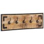 vidaXL Garderoben 2 Stk. 80x8x25 cm Raues Massivholz Mango vidaXL Garderoben 2 Stk. 80x8x25 cm Raues Massivholz Mango