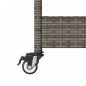 vidaXL Barwagen 3 Böden Grau Poly Rattan und Massivholz Akazie vidaXL Barwagen 3 Böden Grau Poly Rattan und Massivholz Akazie