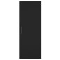 vidaXL Highboard Schwarz 34,5x34x180 cm Holzwerkstoff vidaXL Highboard Schwarz 34,5x34x180 cm Holzwerkstoff
