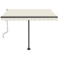 Standmarkise Einziehbar Handbetrieben 350x250 cm Creme Standmarkise Einziehbar Handbetrieben 350x250 cm Creme