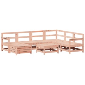 vidaXL 8-tlg. Garten-Sofagarnitur Massivholz Douglasie
