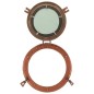 vidaXL Bullaugen-Spiegel Wandmontage Ø30 cm Aluminium und Glas vidaXL Bullaugen-Spiegel Wandmontage Ø30 cm Aluminium und Glas