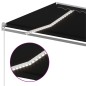 Automatische Markise mit LED & Windsensor 4,5x3 m Anthrazit Automatische Markise mit LED & Windsensor 4,5x3 m Anthrazit