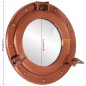 vidaXL Bullaugen-Spiegel Wandmontage Ø30 cm Aluminium und Glas vidaXL Bullaugen-Spiegel Wandmontage Ø30 cm Aluminium und Glas