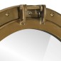 vidaXL Bullaugen-Spiegel Wandmontage Ø50 cm Aluminium und Glas