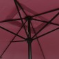 vidaXL Sonnenschirm mit Metall-Mast 300 x 200 cm Bordeauxrot vidaXL Sonnenschirm mit Metall-Mast 300 x 200 cm Bordeauxrot