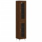 Highboard Braun Eichen-Optik 34,5x34x180 cm Holzwerkstoff Highboard Braun Eichen-Optik 34,5x34x180 cm Holzwerkstoff