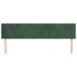 vidaXL Kopfteile 2 Stk. Dunkelgrün 90x5x78/88 cm Samt vidaXL Kopfteile 2 Stk. Dunkelgrün 90x5x78/88 cm Samt