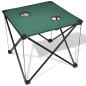 Klappbarer Campingtisch dunkelgrün Klappbarer Campingtisch dunkelgrün
