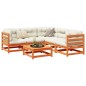 vidaXL 6-tlg. Garten-Sofagarnitur Wachsbraun Massivholz Kiefer vidaXL 6-tlg. Garten-Sofagarnitur Wachsbraun Massivholz Kiefer