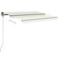 vidaXL Standmarkise Automatisch 400x350 cm Cremeweiß vidaXL Standmarkise Automatisch 400x350 cm Cremeweiß