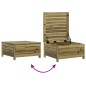 vidaXL 5-tlg. Garten-Sofagarnitur Kiefernholz Imprägniert vidaXL 5-tlg. Garten-Sofagarnitur Kiefernholz Imprägniert