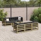 vidaXL 7-tlg. Garten-Sofagarnitur mit Kissen Kiefernholz Imprägniert vidaXL 7-tlg. Garten-Sofagarnitur mit Kissen Kiefernholz Imprägniert