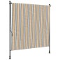 vidaXL Außenrollo Gelb und Weiß 150x270 cm Stoff und Stahl vidaXL Außenrollo Gelb und Weiß 150x270 cm Stoff und Stahl