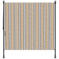 vidaXL Außenrollo Gelb und Weiß 150x270 cm Stoff und Stahl vidaXL Außenrollo Gelb und Weiß 150x270 cm Stoff und Stahl